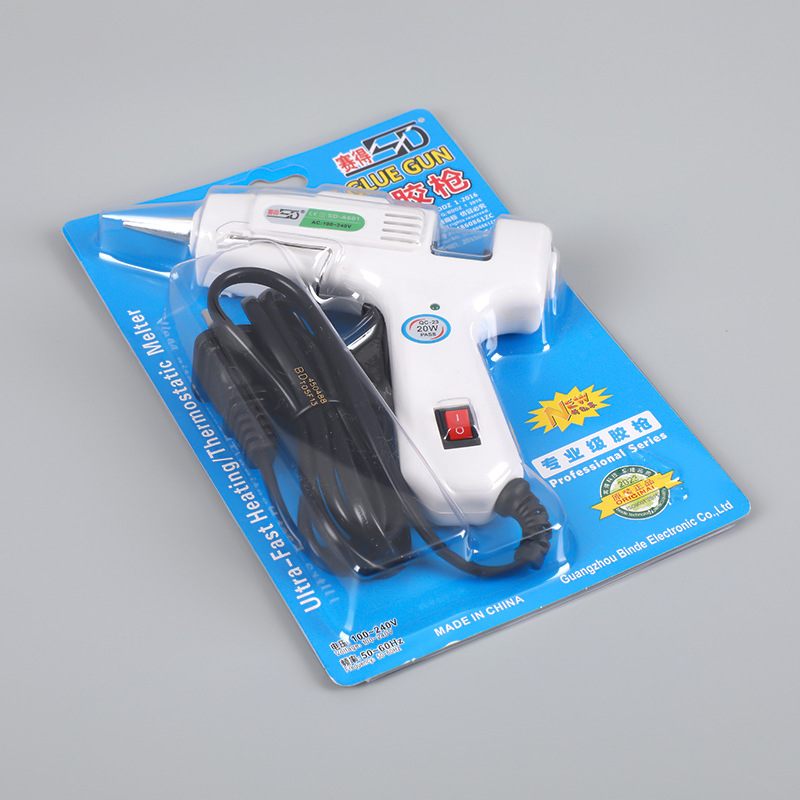7mm hot melt glue gun DIY handmade small glue gun portable small size glue gun aluminum glue outlet 1.8mm glue gun