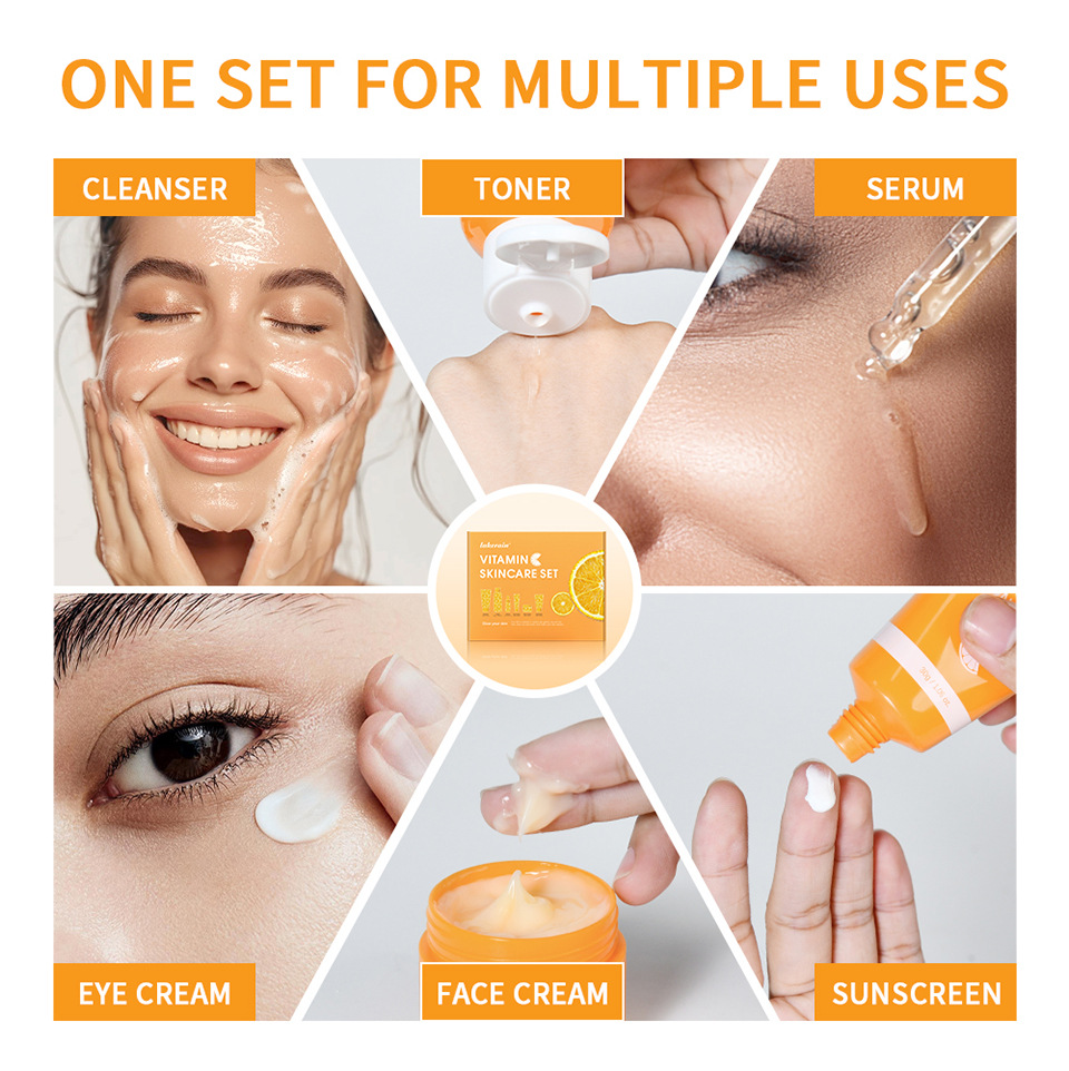 lakerain Vitamin C Skin Care Set - Refreshing Skin Care Facial Set Item Picture