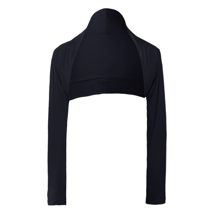 Ballet danza ropa mujer adulto modal de manga larga chal superior pequeño chaleco entrenamiento práctica ropa cuerpo hombro pad ropa