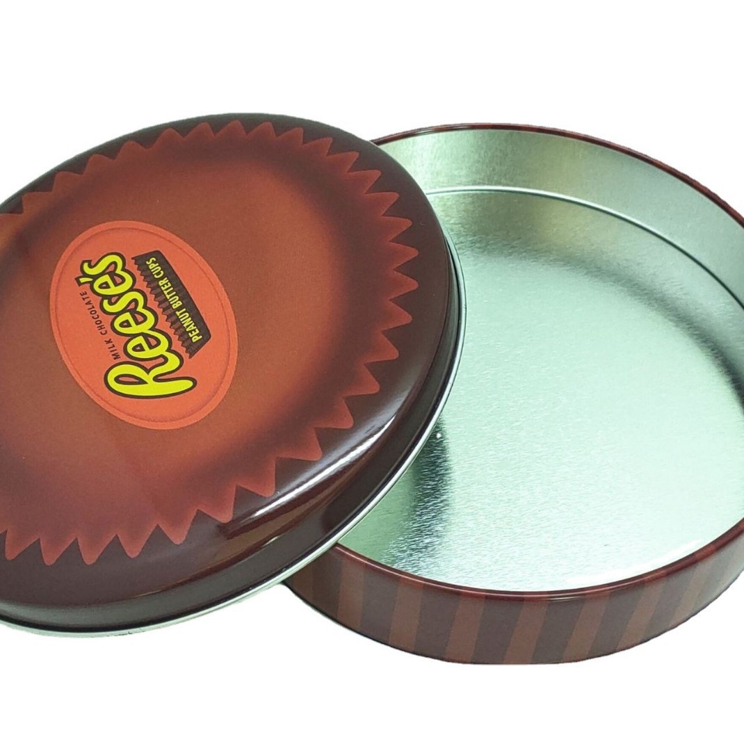 马口铁小圆罐 食品级圆形铁盒 饼干包装铁盒