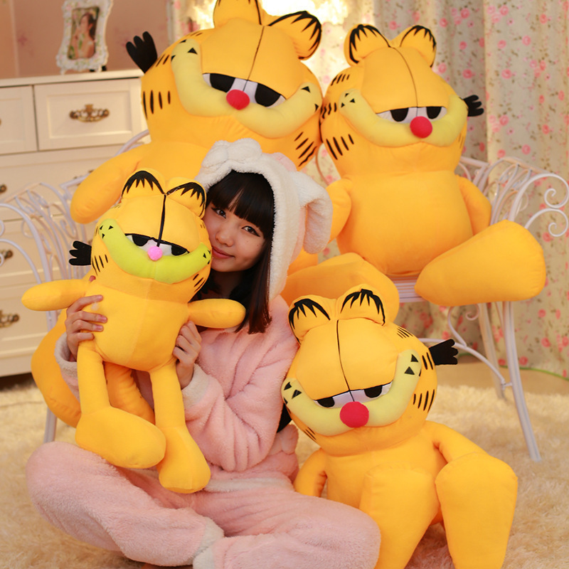 Extra-Large Cat Plush Pillow Doll, Super Big Coffee-Colored Cat Stuffed Toy, Large Plush Toy, Children's Birthday Gift for Girls, Wholesale