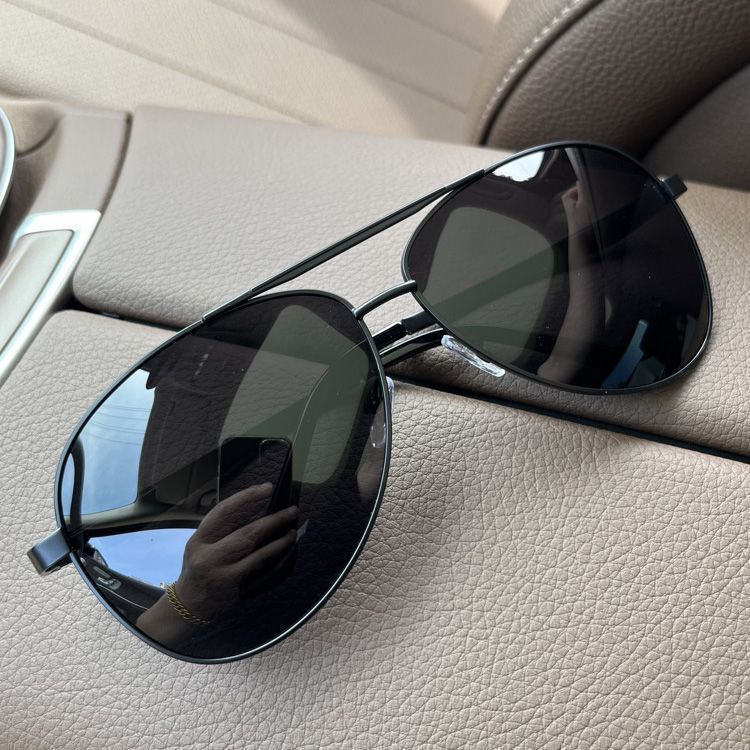 Aviator Sunglasses for Drivers, Special Toad Glasses for Driving, Anti-Uv High-Definition Men's Sunglasses Wholesale