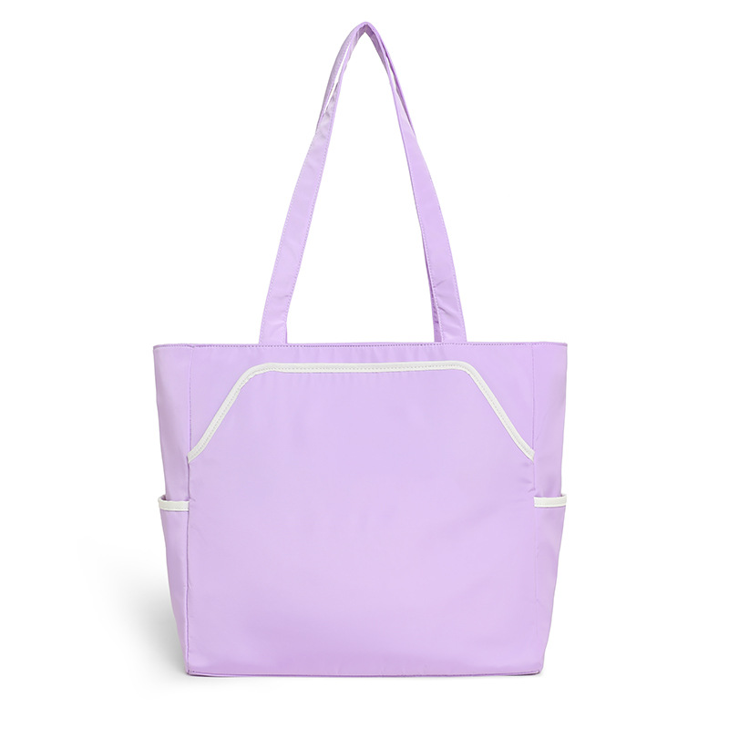 Bolsa de tenis de hombro único de gran capacidad de almacenamiento bolsa de pelota picada de alto valor facial de mujeres al aire libre bolsa de bádminton de hombro