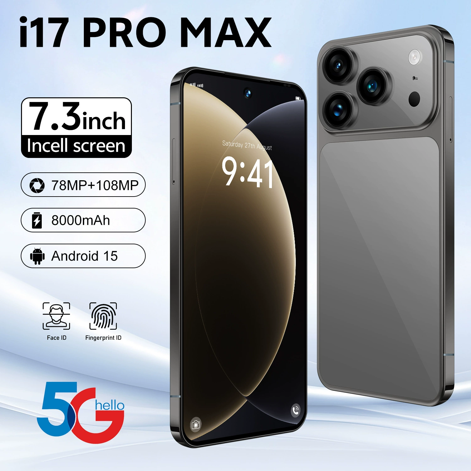 Мобильный телефон Pro, умные часы, Intel Core i17, 4G, широкий экран, 512G
