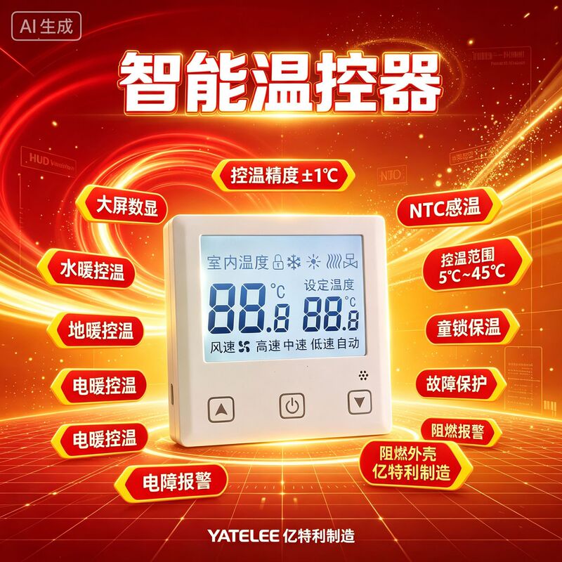 Electric heating plumbing thermostat floor heating thermostat temperature control air conditioning panel switch touch screen factory wholesale Electric heating plumbing thermostat floor heating thermostat temperature control air conditioning panel switch touch screen factory wholesale