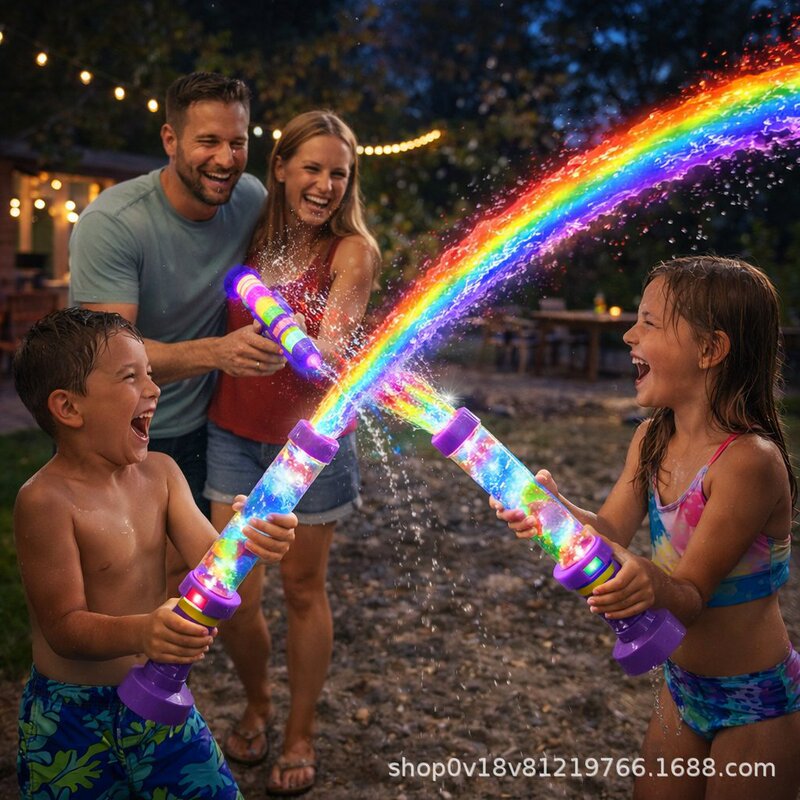 [in Stock] Glowing Rainbow Led Water Blaster Led Luminous Rainbow Led Ornament