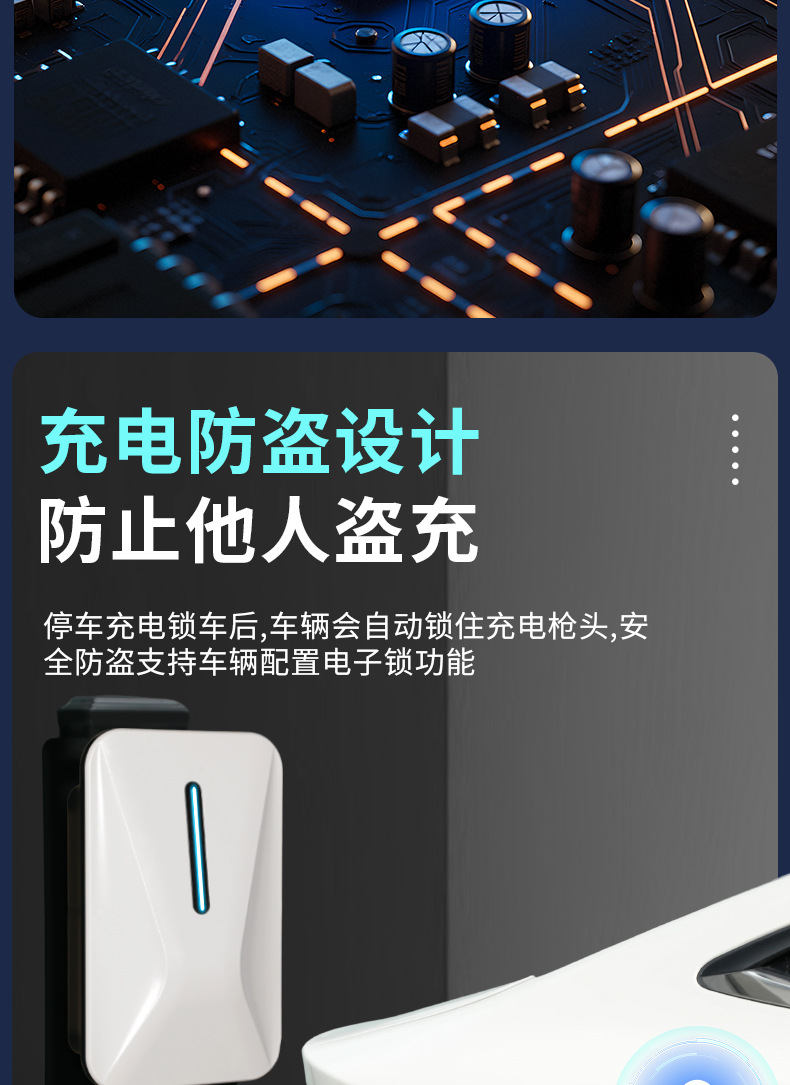 New Energy Ac Charging Pile 7Kw National Standard Universal 32A Charging Gun Household Byd Tesla Factory Direct Sales