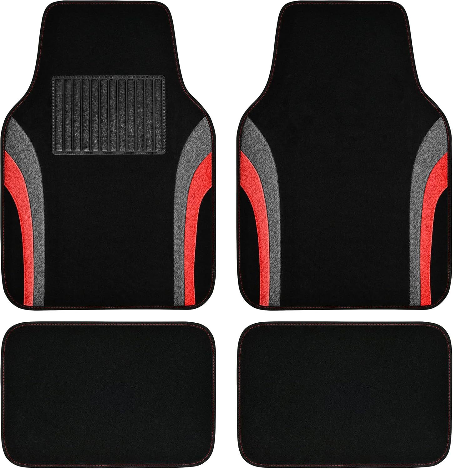 Cross-border Temu car floor mats, a universal four-piece set, made of durable velvet, easy to clean, and suitable for all seasons