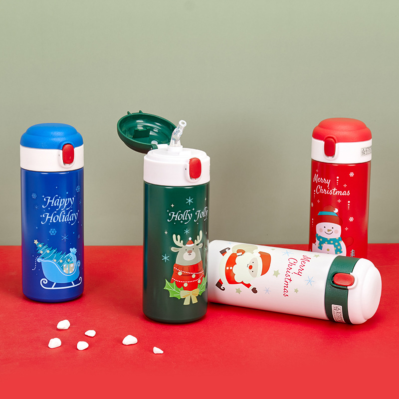 Niedliche Edelstahl Trinkflasche Für Kinder Im Wald Design_voghion.com