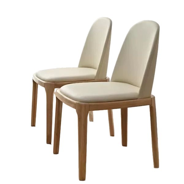 Solid Wood Dining Chair for Home Use, Modern Minimalist Dining Chair, Hotel Chair, Natural Wood Soft Cushion Chair, Homestay Commercial Use Chair with Backrest