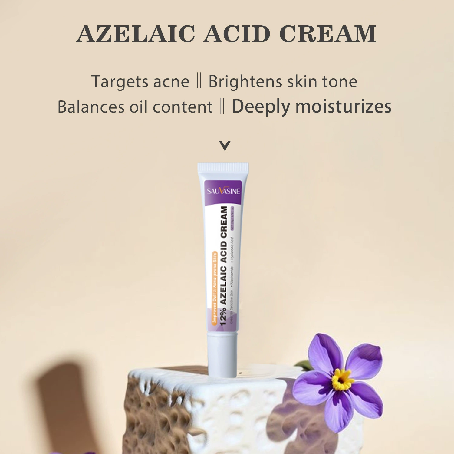 Пятно трансграничный SAUVASINE азелаиновый крем Azelaic Acid Cream20g
