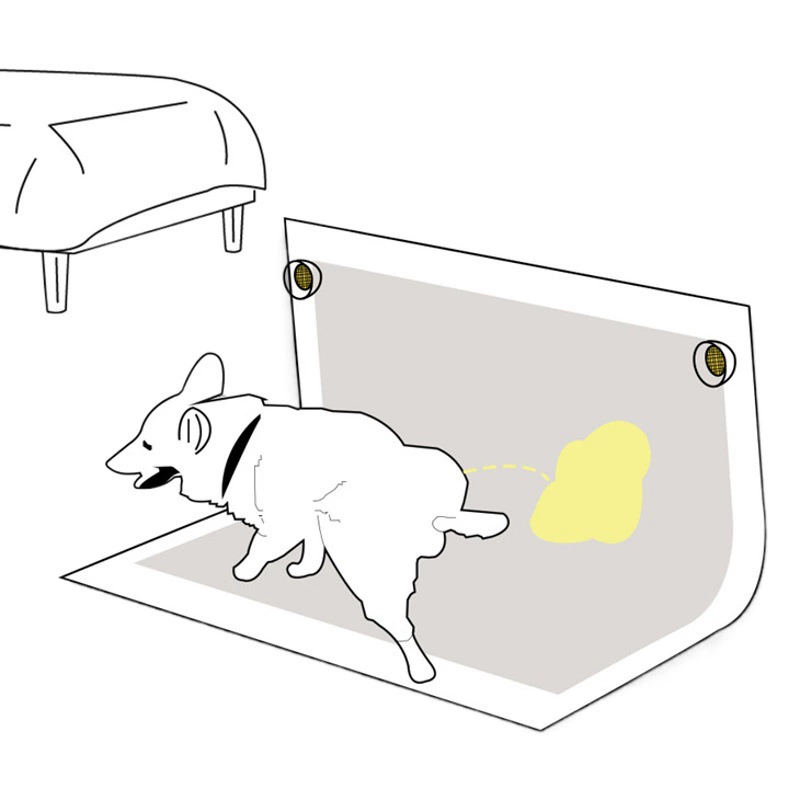 Трансграничная собака подгузник фиксатор для домашних животных магнитная отсосная пряжка простая собака подгузник для туалета