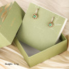 Jewelry, earrings, zirconium, suitable for import, European style