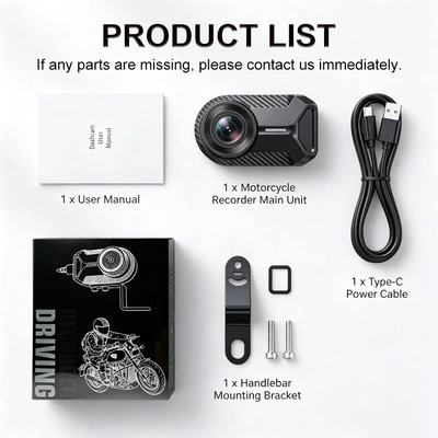 motorcycle dashcam, outdoor rainproof | Motorcycle driving recorder