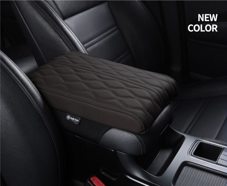 Corea del Sur nuevo coche apoyabrazos caja pad Amazon memoria espuma altura aumento de cuero universal coche apoyabrazos Pad funda