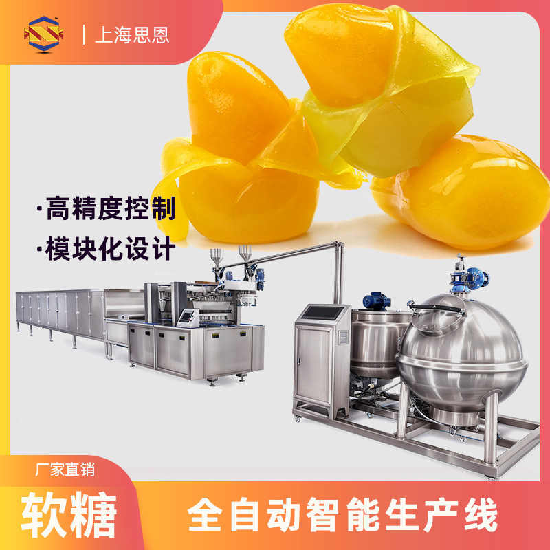 24800-Se-300J Soft Candy Automatic Production Line Candy Pouring Molding Equipment Fructose Machine