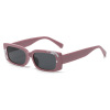 Fashionable square sunglasses, glasses suitable for photo sessions, 2023 collection, internet celebrity, city style