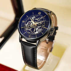 品牌全自動鏤空機械錶黑科技2021新款瑞士雙面鏤空男士表