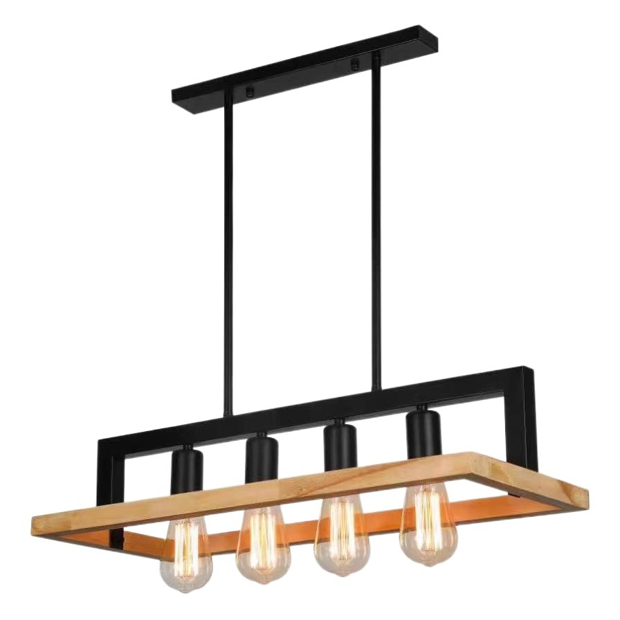 Nórdico retro estilo industrial restaurante araña Ingeniería Comercial decoración catering olla caliente restaurante lámparas