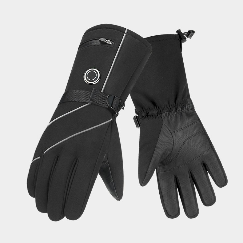 Guantes de calefacción transfronterizos para ciclismo caliente esquí a prueba de viento a prueba de agua guantes de calefacción para motocicleta pantalla táctil gruesa invierno