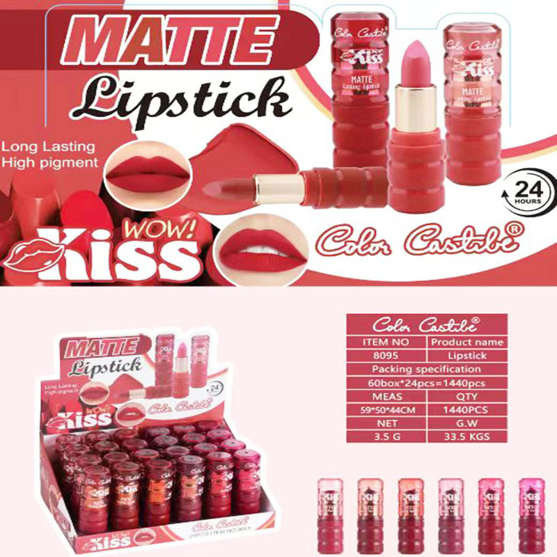 Nuevo comercio exterior transfronterizo pintura de goma 6 colores mate lápiz labial humectante lápiz labial maquillaje al por mayor spot