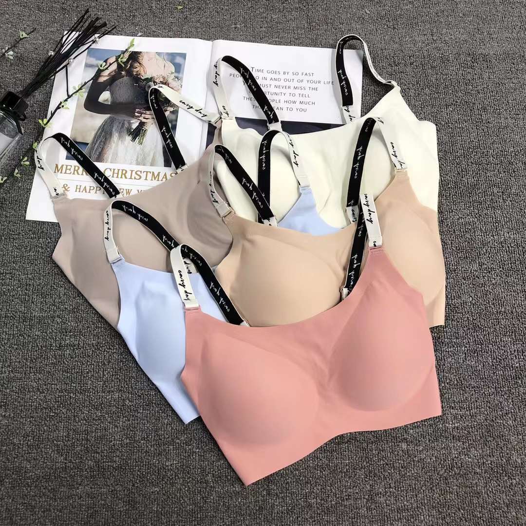 Nueva taza de látex sin costuras alta calidad belleza espalda mujeres chaleco inalámbrico yoga sujetador deportes ropa interior al por mayor