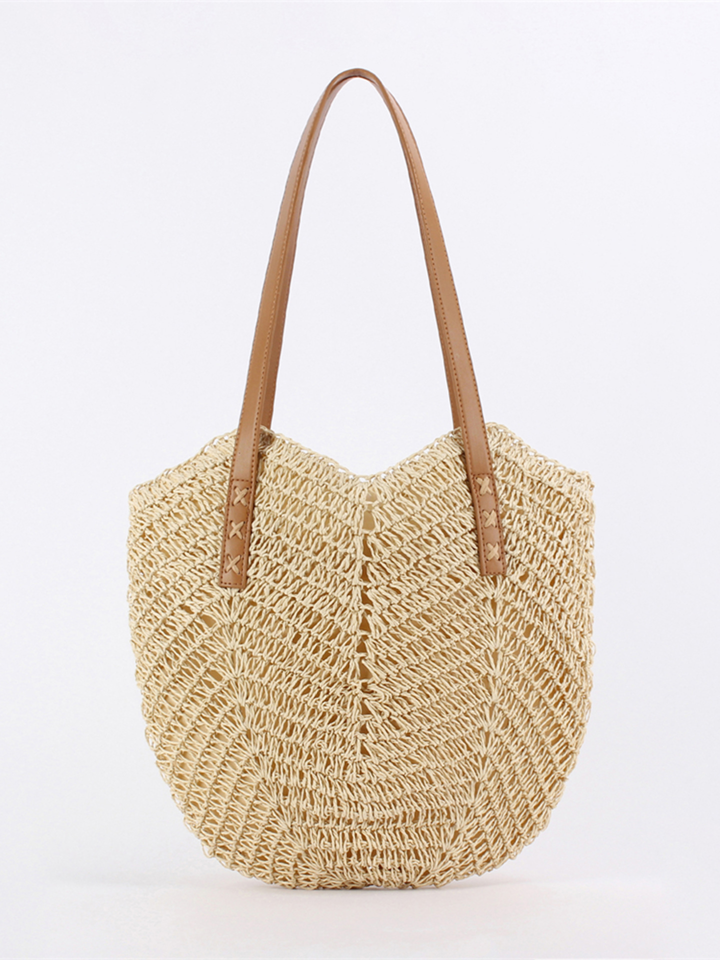 Capacious one-shoulder bag