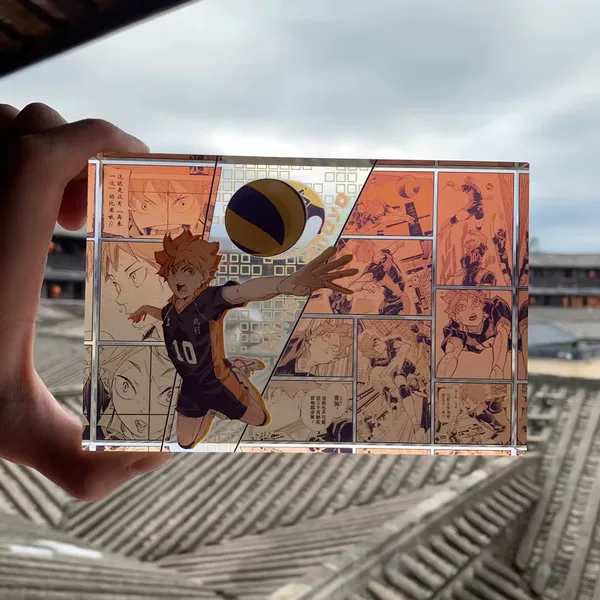 Volleyball Junior Brand Acrylic Brick Rixiang Xiangyang Yingshan Feixiong Secondary Animation Peripheral Desktop Ornaments