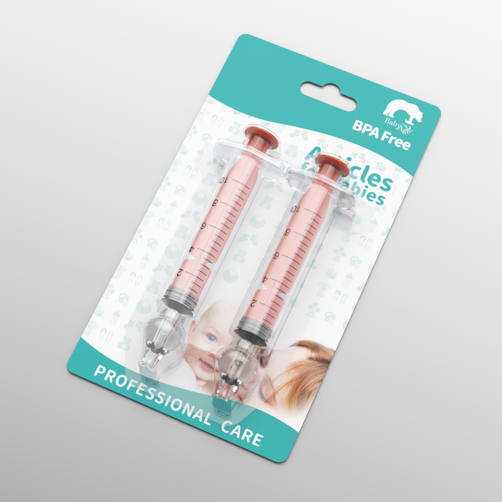 Tubo de aguja transfronteriza bebé irrigador nasal niños infantil irrigador nasal bebé irrigador nasal 10ml