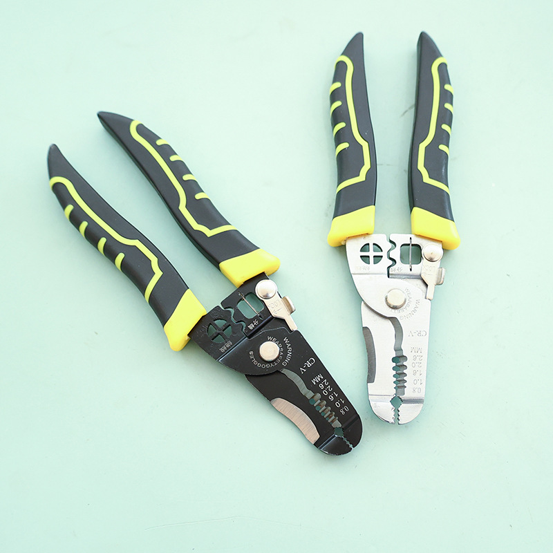 Fabricante de venta multifuncional pinzas de descascar de alambre de grado industrial especial pinzas de descascar de alambre de artefacto de presión de alambre de descascar de piel pinzas de corte de alambre