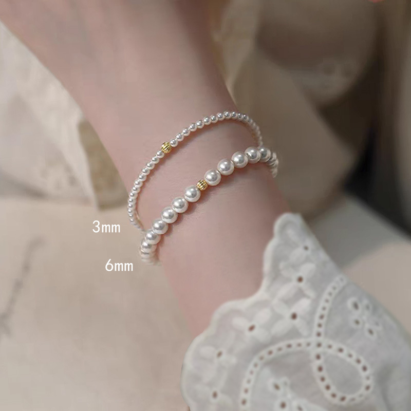 Bracelet pearl, elastic ball, jewelry, simple and elegant design, new collection