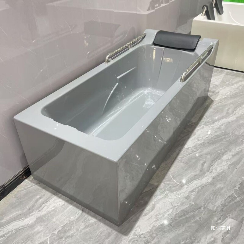 New One-Piece Household Acrylic Multi-Color Bathtub Adult Bathtub Installation-Free Hotel Bath Tub