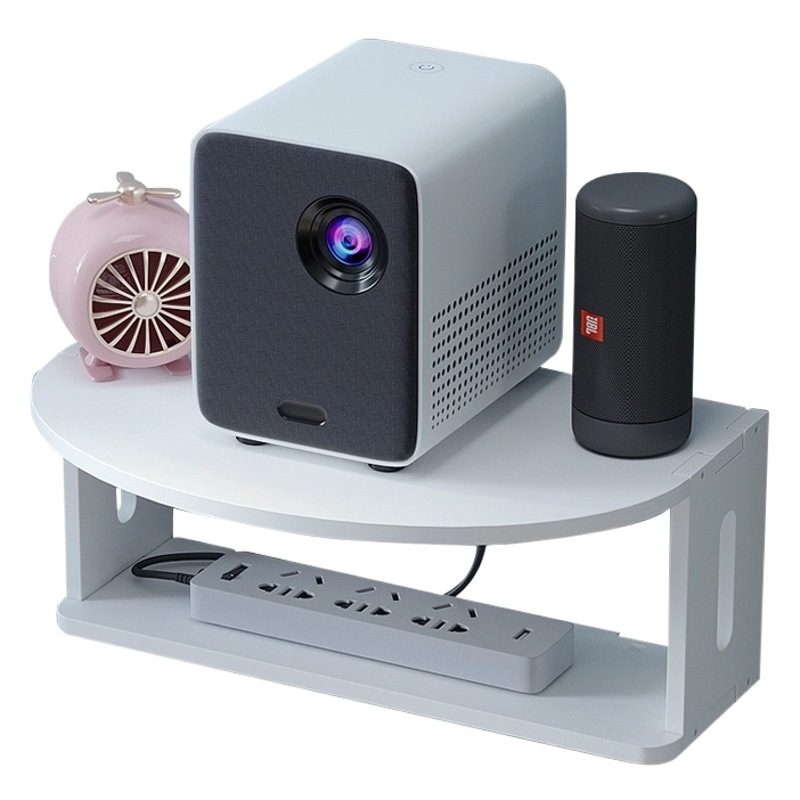 Bedside Storage Rack Wall Hanging Punch-free Bedroom Living Room Projector Set Top Box Router Wifi Storage Rack