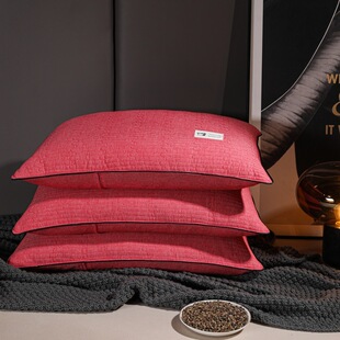2025 New Product Pure Cotton Normcore Series Washed Cotton Whole Buckwheat Pillow Core 40*60Cm/Piece Normcore