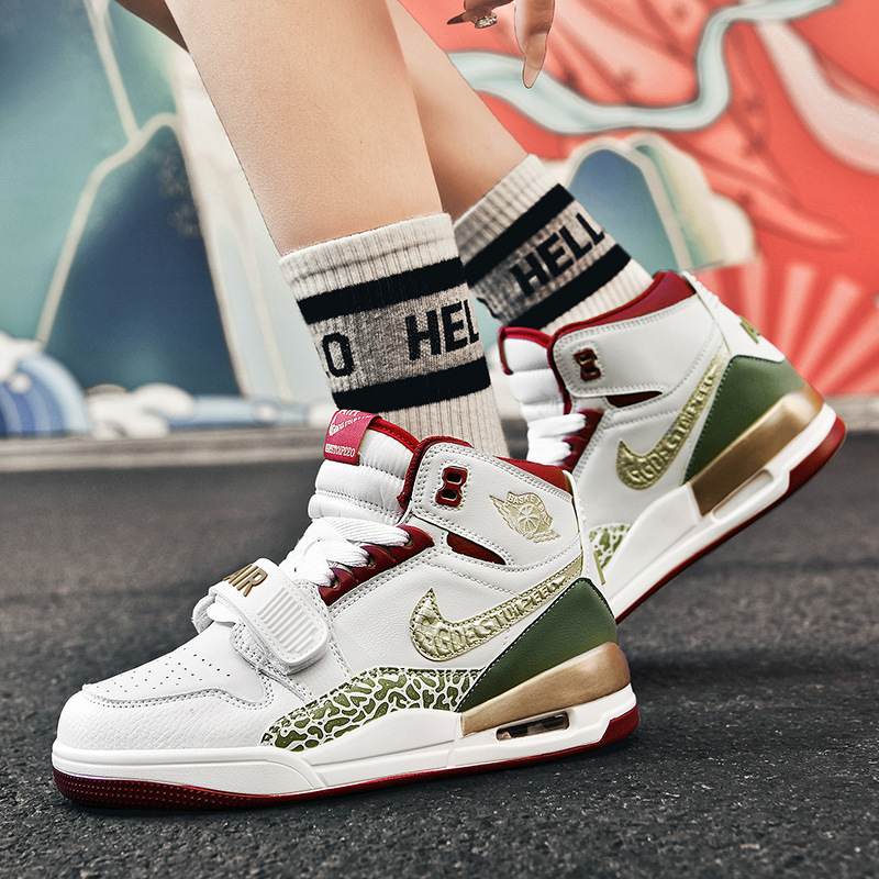 Putian Shoes Aj312 Year of the Dragon Limited Couple Sneakers Nike Official High-Top Basketball Shoes Men's and Women's Casual Sports Shoes