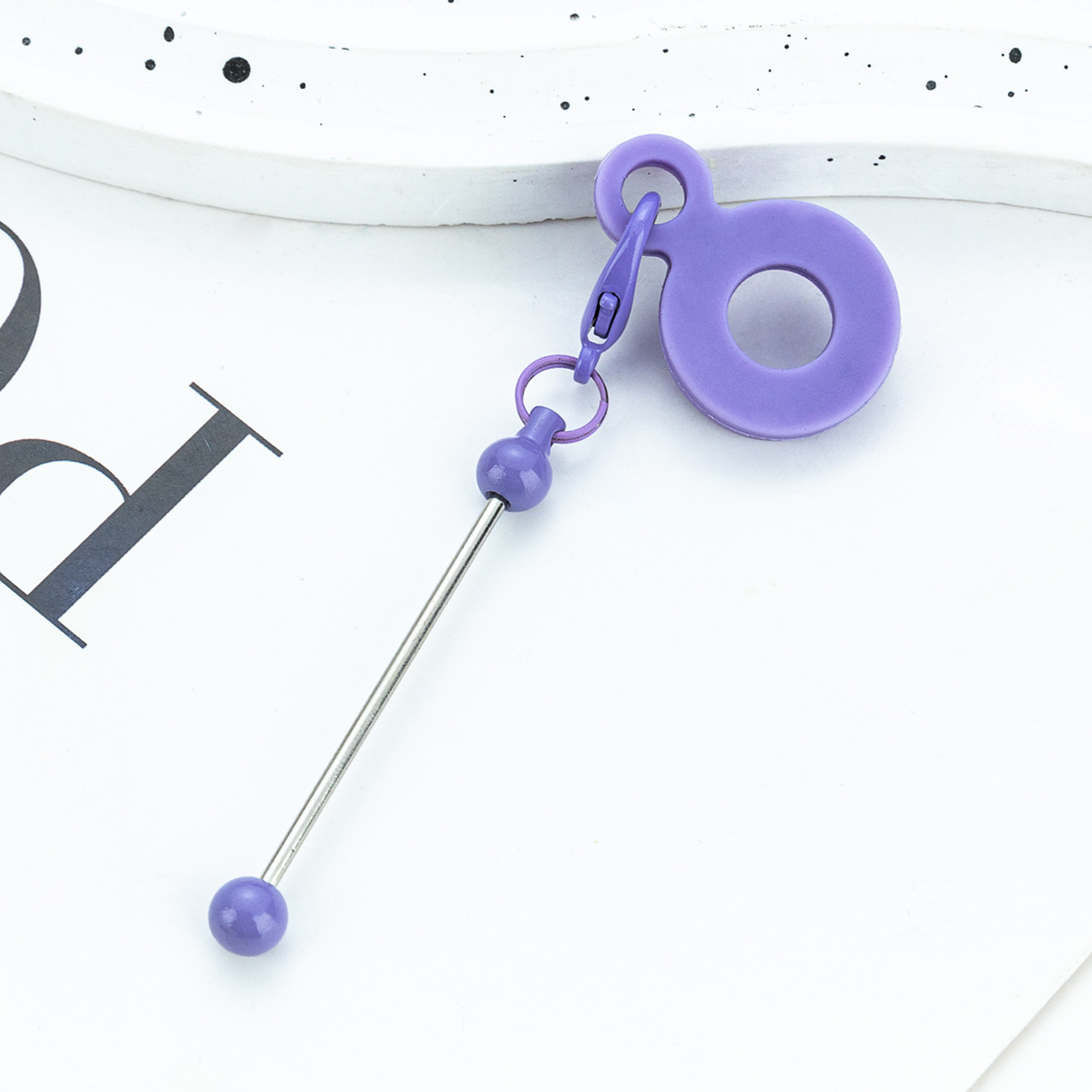 DIY cuentas de paja de silicona colgante para 8mm - 10mm taza de agua paja de silicona decoración fábrica al por mayor