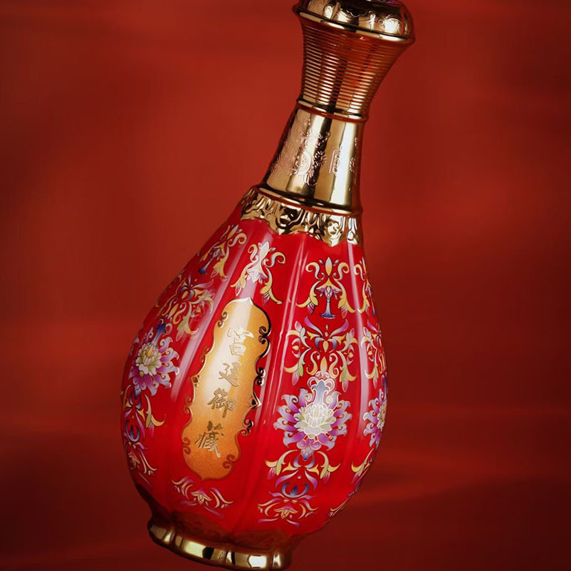 Palace Royal Collection 빈 와인병 선물 상자 포함 [레드]