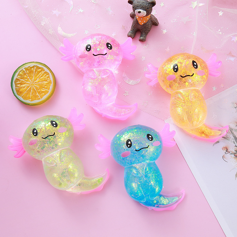 Maltose Syrup Stress Relief Ball, Axolotl Animal Squishy Toy, Stress Relief Toy for Adults, Slow Rebound Stress Ball Maltose Syrup Stress Relief Ball, Axolotl Animal Squishy Toy, Stress Relief Toy for Adults, Slow Rebound Stress Ball