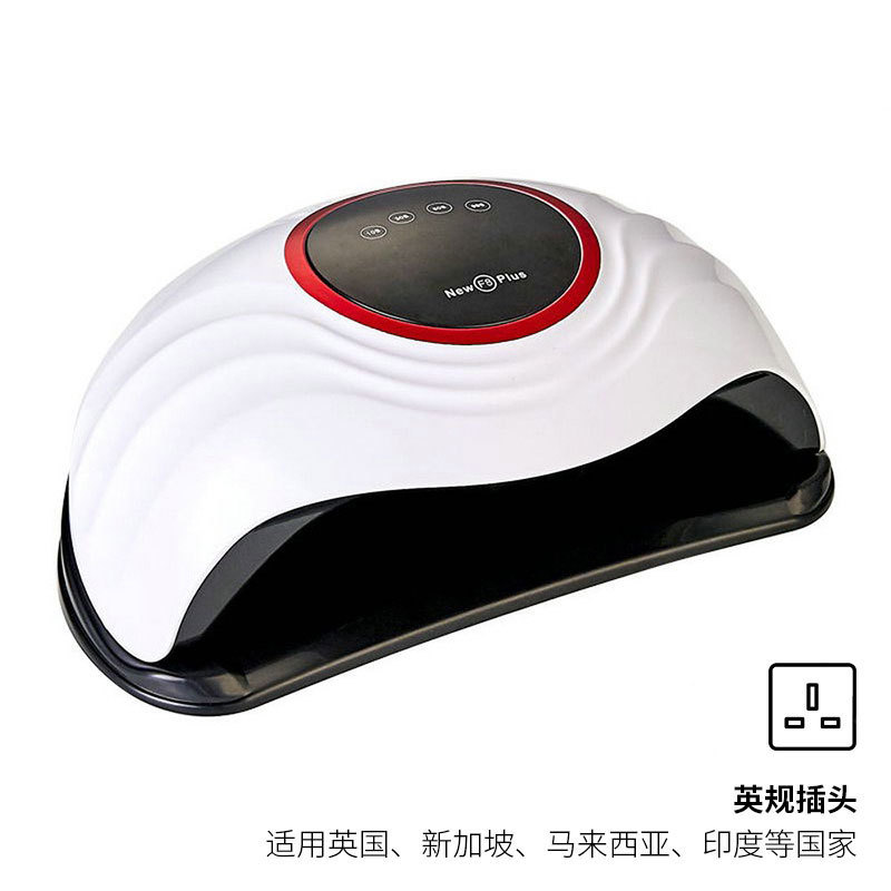 Lámpara de Uñas Transfronteriza al por Mayor, Lámpara de Fototerapia de Alta Potencia de 288W para Secado Rápido de Esmalte de Uñas en Gel, Lámpara UV Inteligente para Curado de Uñas