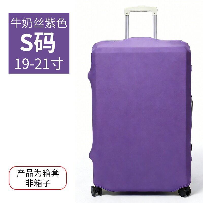 Màu tím size S 19-21inch [bìa hộp] lụa sữa 180g