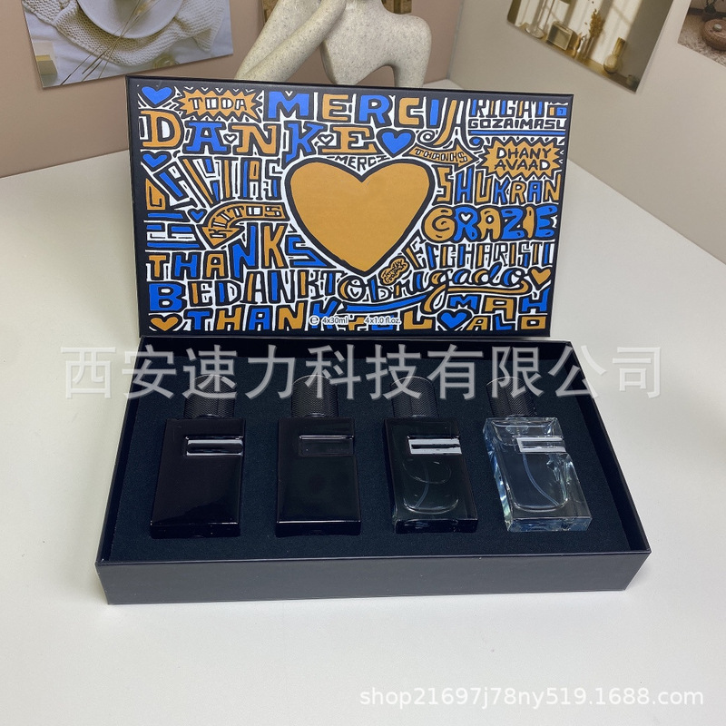 跨境小样中样古家迪家挚爱L香奈思杨儿V蔚蓝邂逅挚爱大牌香水套盒|undefined