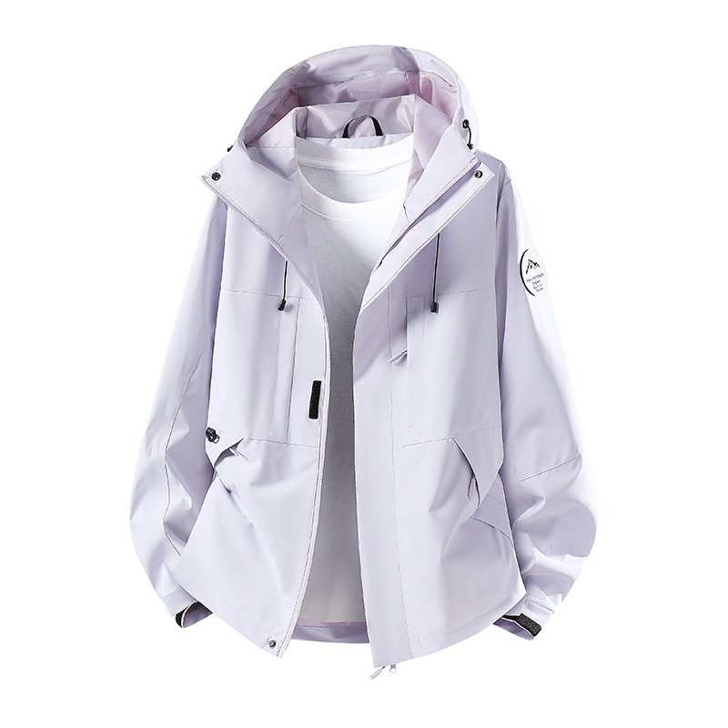 2026 al aire libre hombres y mujeres chaqueta de asalto una sola pieza de abrigo de montaña caliente a prueba de viento stock 2 pcs.