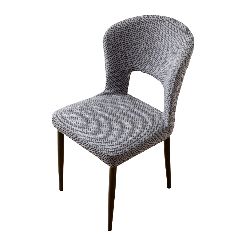 cubierta de silla de mesa curva cubierta de silla de comedor cubierta universal cubierta de asiento elástica gruesa cubierta de taburete a prueba de agua a prueba de aceite