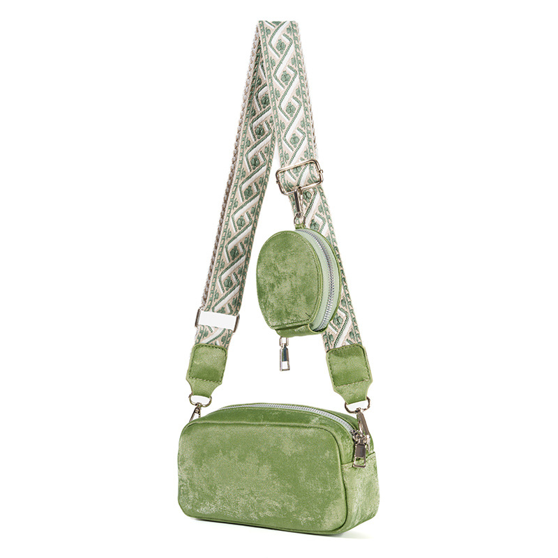 2024 nuevo color de caramelo de dopamina damas hombro mochila de hombro ancho cinturón de hombro bolso para niños bolso multifuncional para teléfonos móviles