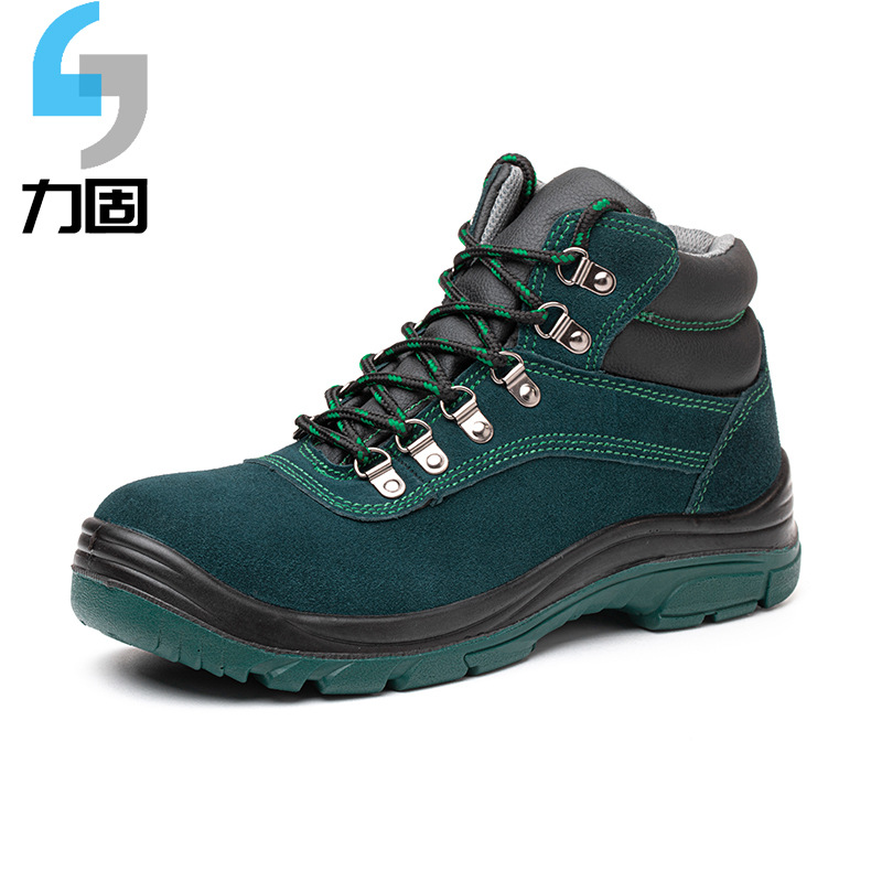 跨境劳保鞋新款防砸防穿刺高帮安全鞋磨防护工地鞋厂家批发耐穿