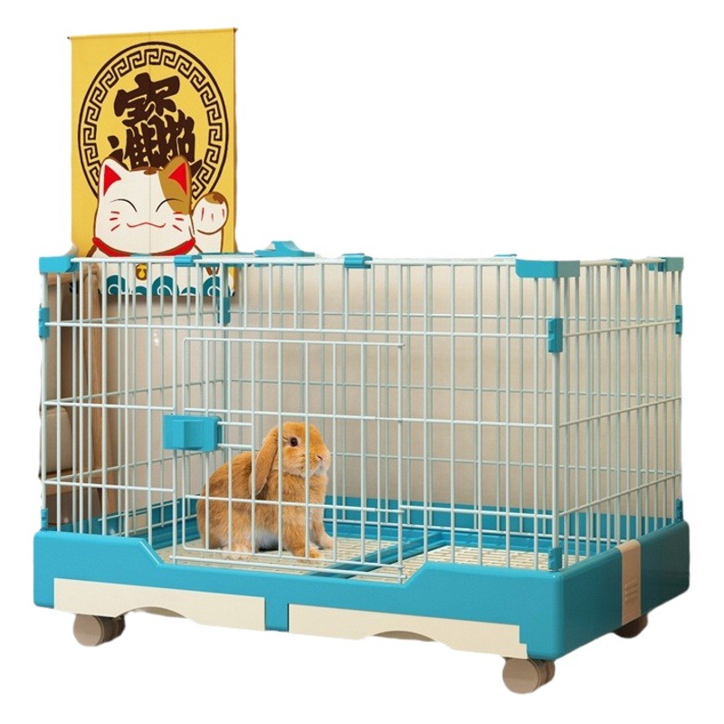 Jaula de conejo jaula de conejo interior hogar especial Super gran espacio nido de conejo cerdo holandés conejillo de indias suministros para mascotas