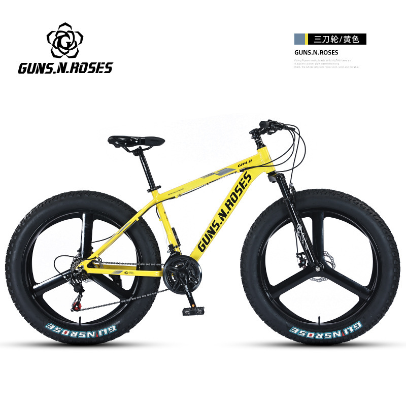 Bicicleta de nieve de playa de aleación de aluminio de 26 pulgadas 4.0 Neumático grande Bicicleta de montaña para hombres y mujeres