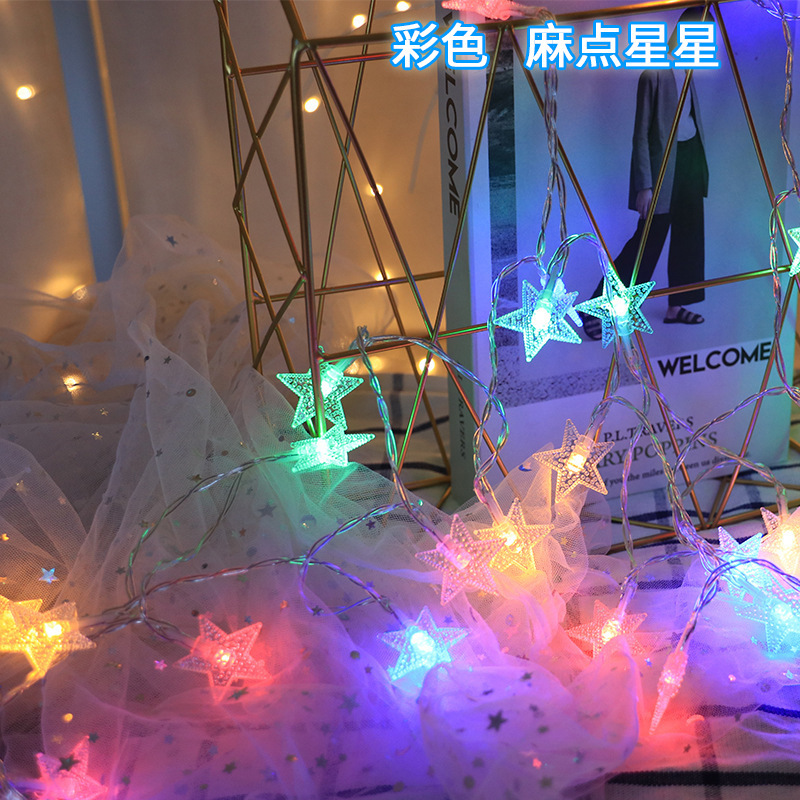 ソーラー LED ライトストリング屋外キャンプ雰囲気ライトホリデー装飾ライトスターランタンバブルボールライトストリングプラグイン|undefined
