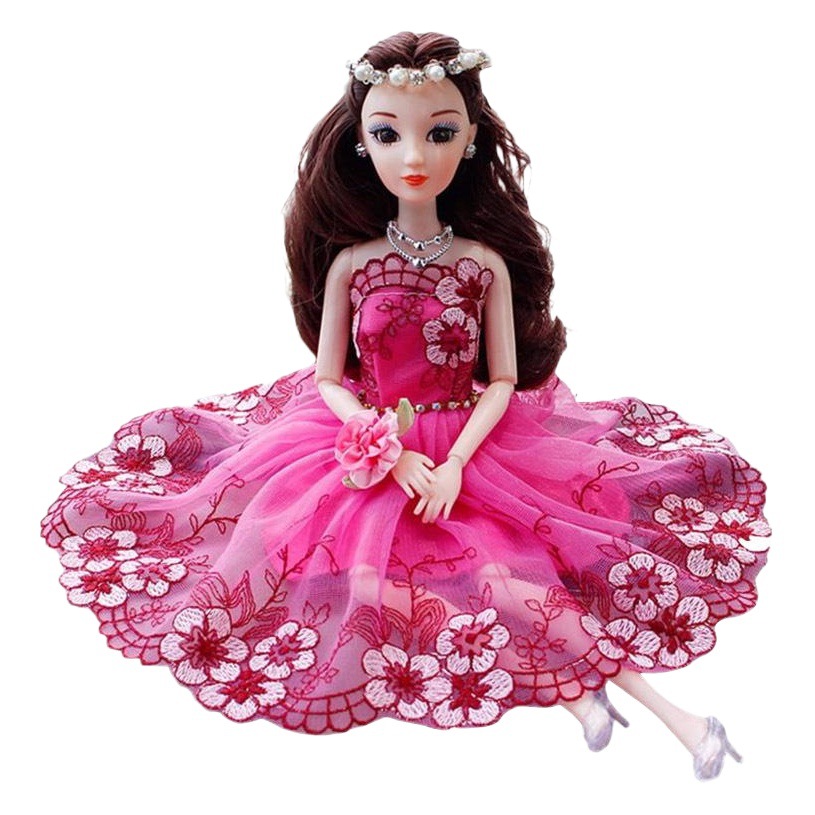 Nuevo juguete creativo Barbie muñeca pequeño vestido accesorios boda princesa traje coche muñeca ropa