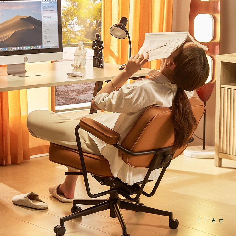 Alevey Computer Chair Home Ergonomic Backrest Boss Office Chair Long Sitting Desk Seat Alevey Computer Chair Home Ergonomic Backrest Boss Office Chair Long Sitting Desk Seat